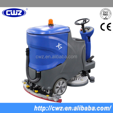 Electric battery operated scrubber floor cleaning machine